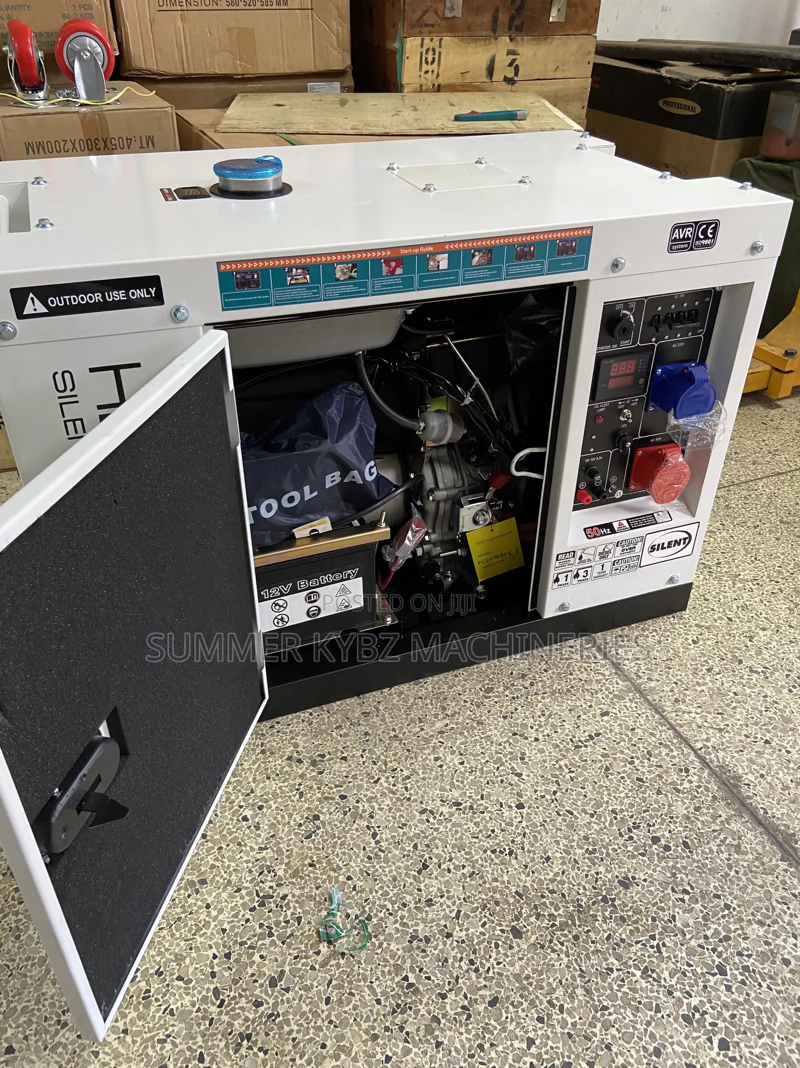 Pulsar 15 Kva Silent Diesel Generator Dg10000se-3