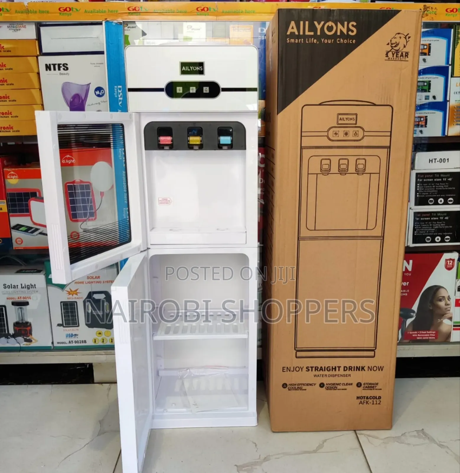 Dispenser 3 Taps Hot and Cold