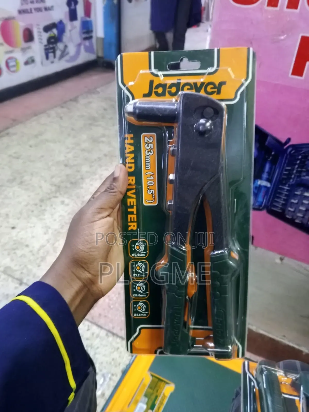 Jadever Manual Hand Riveter 10.5"