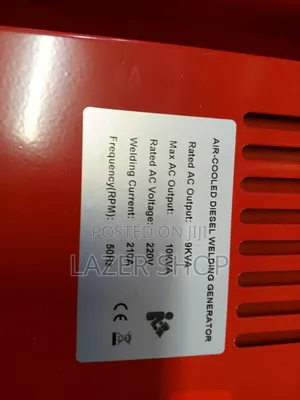 10kva Diese Welding L Generator