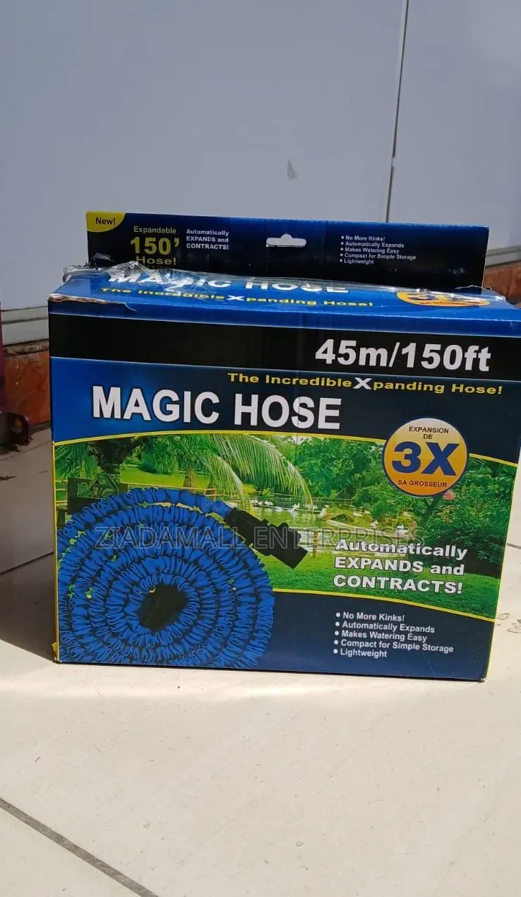 Magic Hose Pipe 45 Metres Flexible, Durable Easy to Store