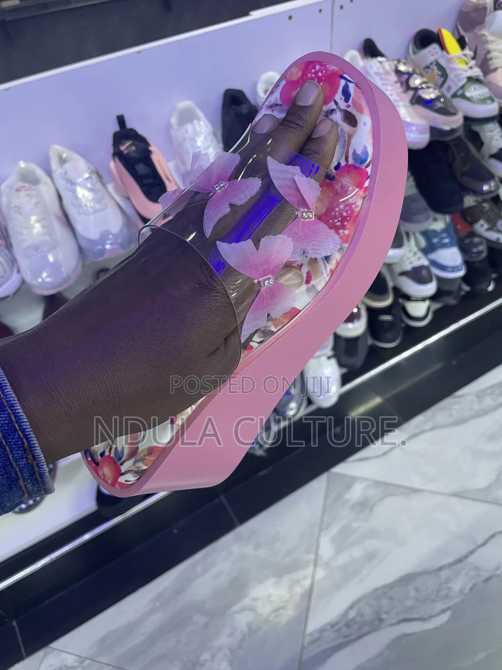 Ladies Floral Wedges