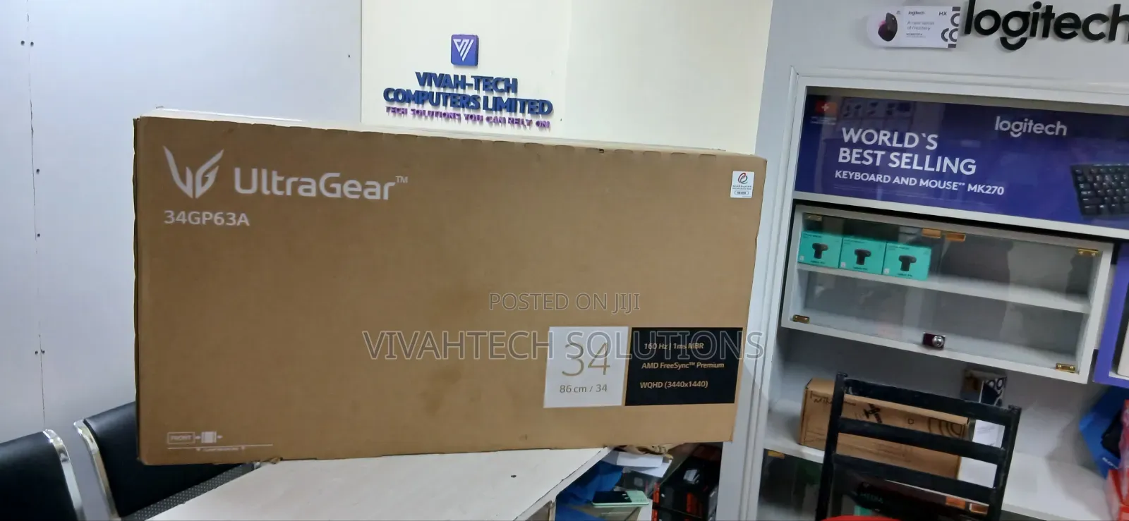 New Lg 34-Inch Ultragear Curved Gaming Monitor 160hz