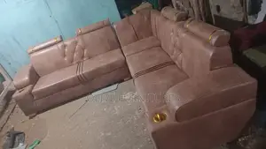 Brown L Seat