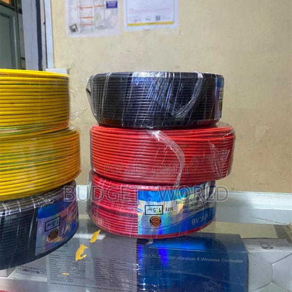 Flexible 1.5mm Single Core Wire 90 Meter Roll for Home Electrical Use