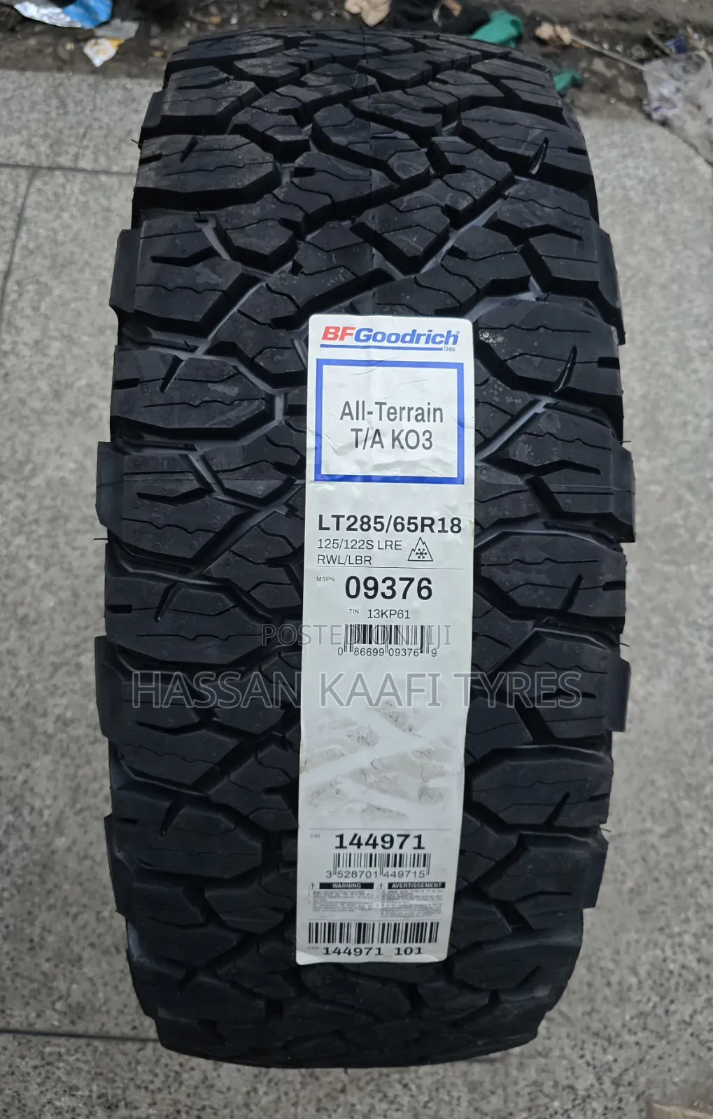 285/65r18 Bfgoodrich Tyre Ko2