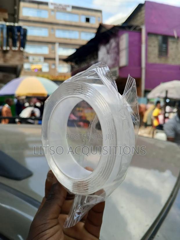 Transparent, Double-sided Acrylic Gel Nano Tape.