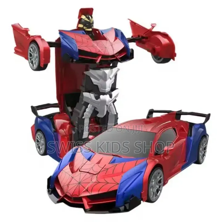 Spiderman Robot Transformer Car / Remote Controlled Robot Car