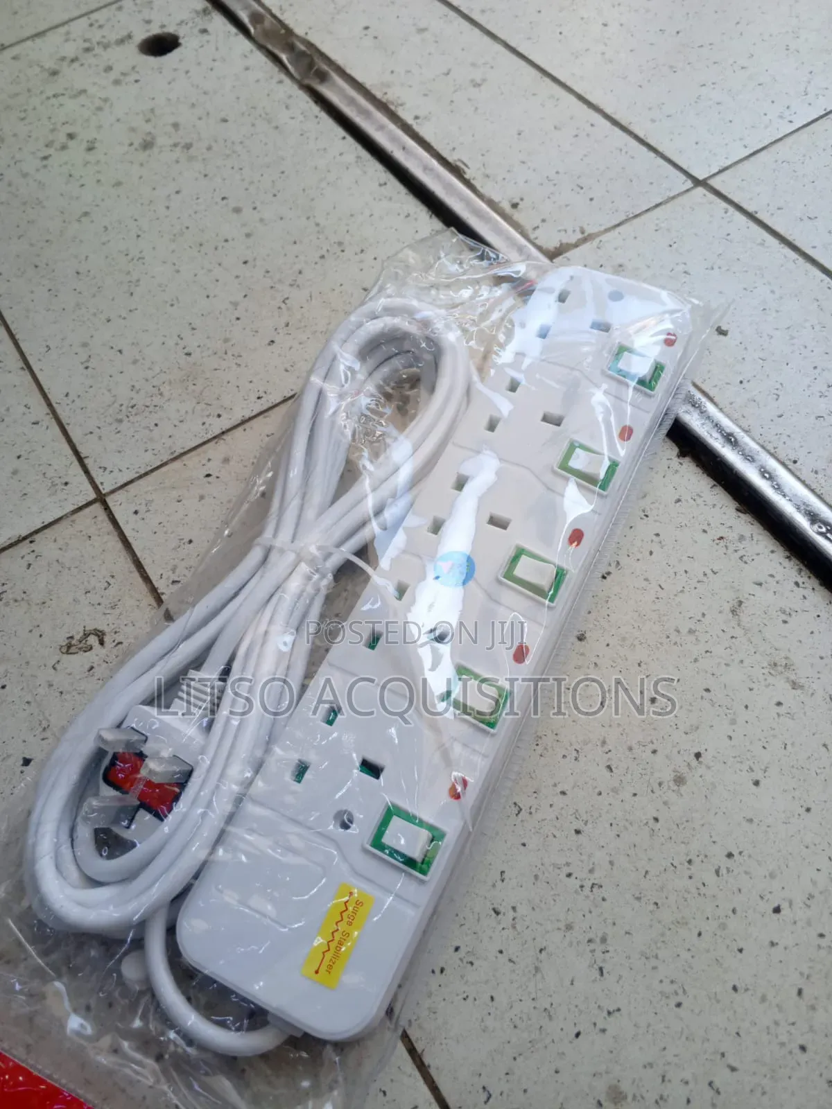 5-way Surge-protected Extension Socket