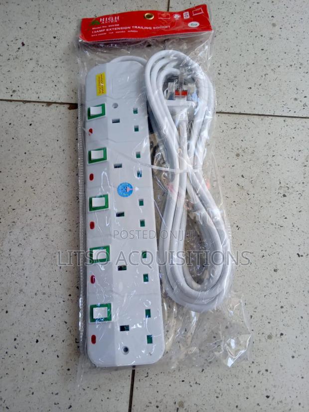 5-way Surge-protected Extension Socket - thumbnail 2