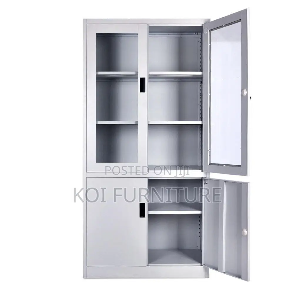 Office Cabinet : G12 White Metallic Office Filing Cabinet
