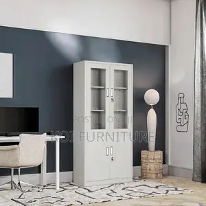 Office Cabinet : G12 White Metallic Office Filing Cabinet