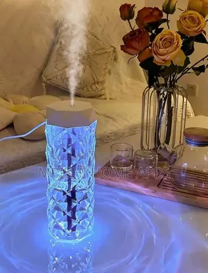 1l Crystal Lamp Humidifier With a 7-Color Led Light.