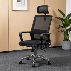 Office Chair : Modern Black Ergonomic Mesh Office Chair