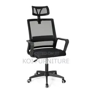 Office Chair : Modern Black Ergonomic Mesh Office Chair