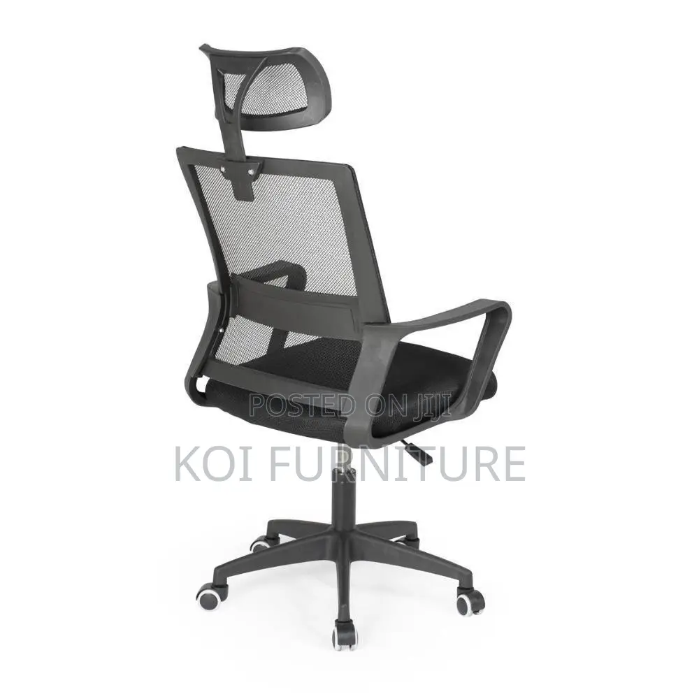 Office Chair : Modern Black Ergonomic Mesh Office Chair