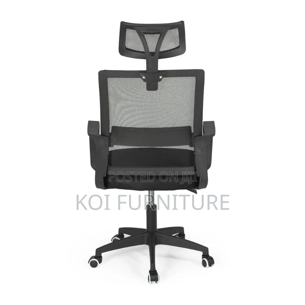 Office Chair : Modern Black Ergonomic Mesh Office Chair