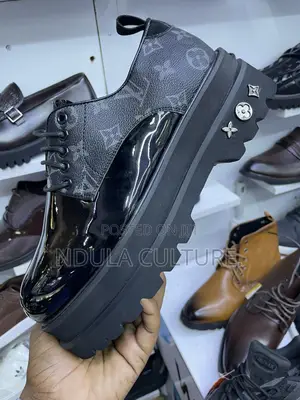 Wet Look Dress Designer Shoes for Men