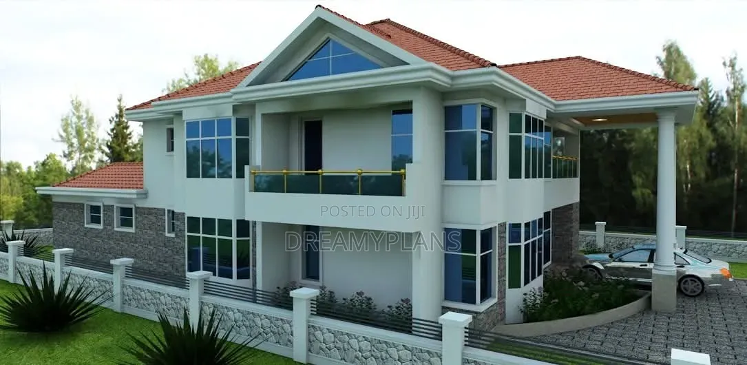 4 Bedroom Mansion House Plan