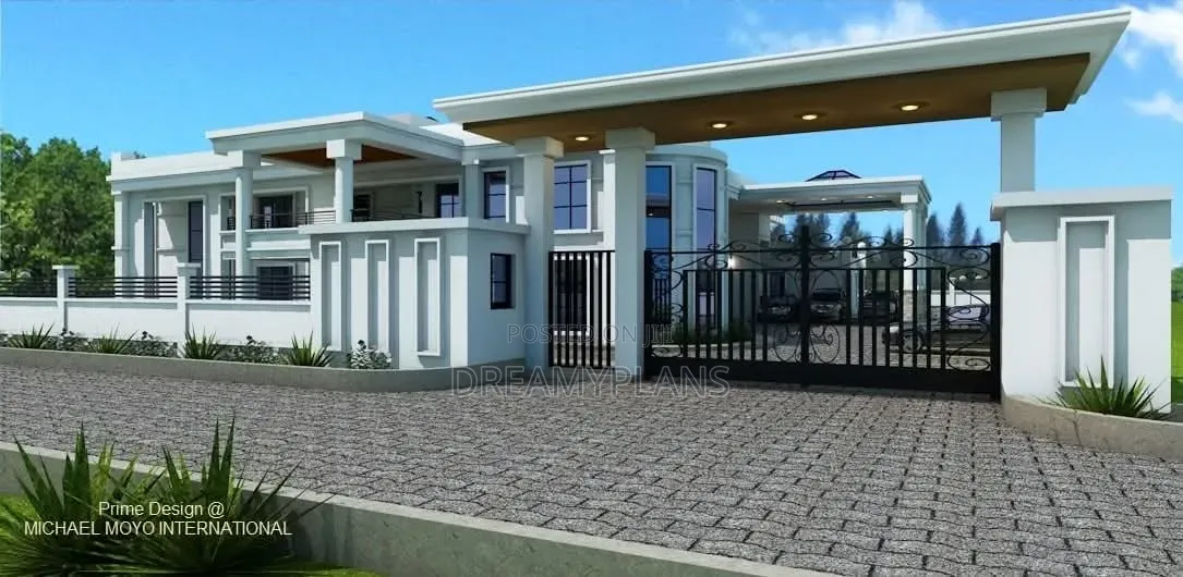 4 Bedroom Mansion House Plan
