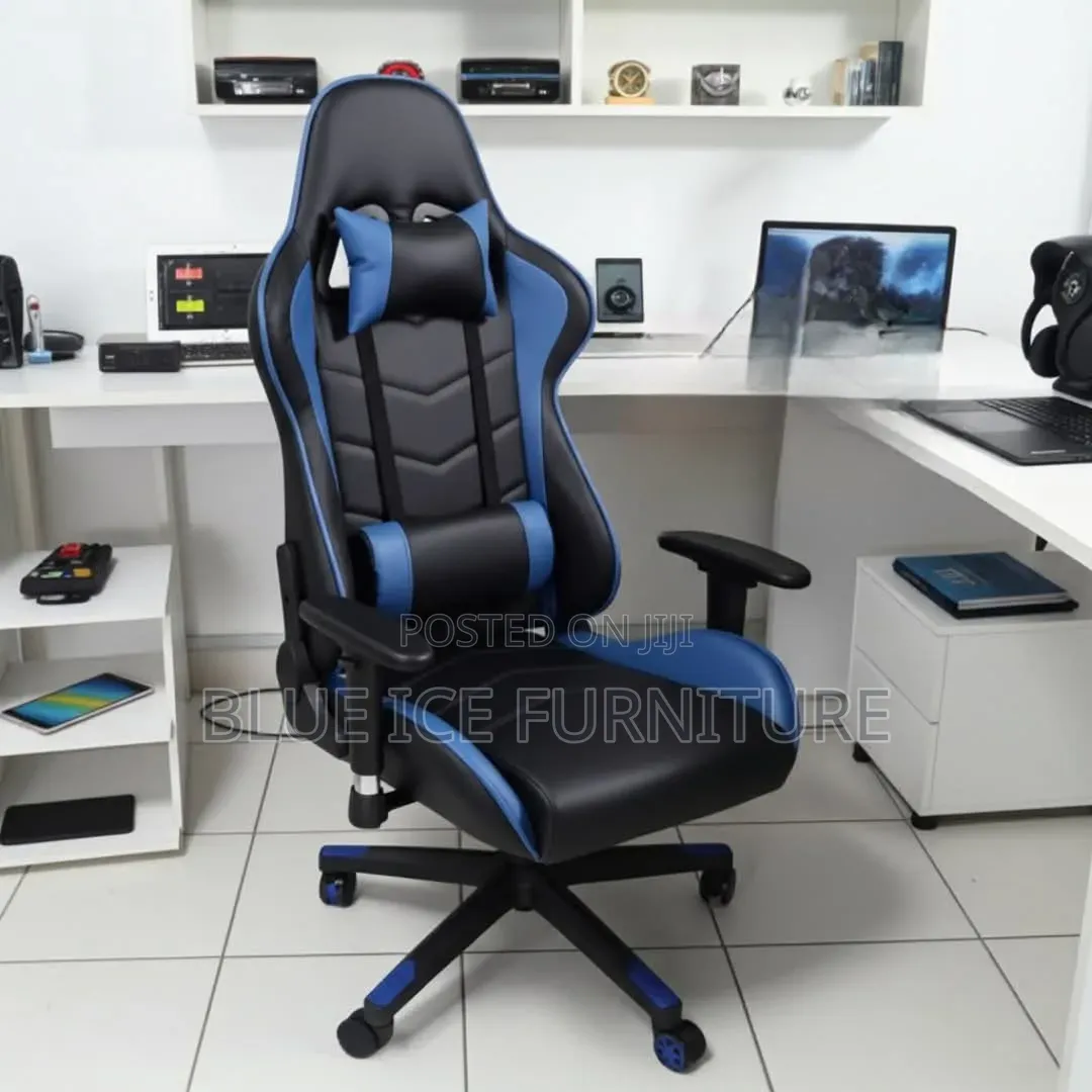 Office Gaming Chair Blue-Black