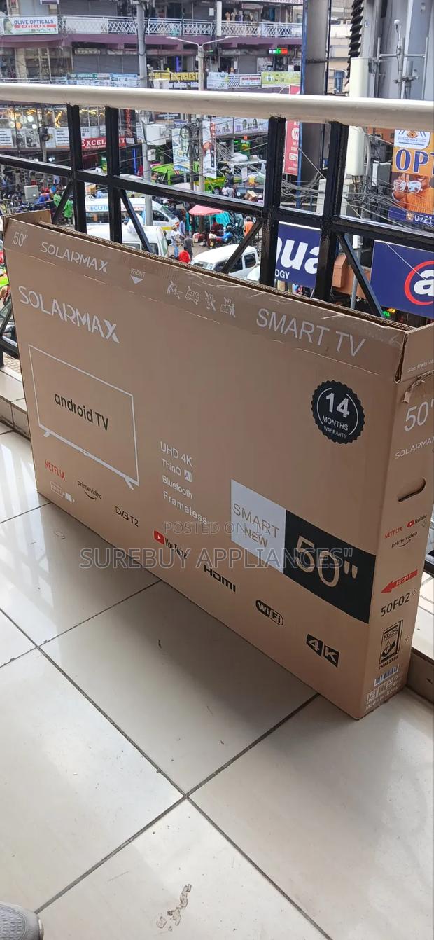 Solarmax 50” Qled Smart Android Tv – Uhd Frameless Display - thumbnail 2