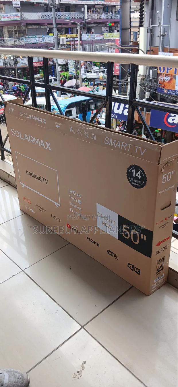 Solarmax 50 Inch Qled Ultra Hd Smart Tv With Wifi Bluetooth