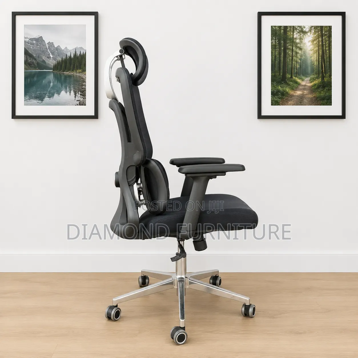 Luxury Ergonomic Mesh Office Chair With Headrest