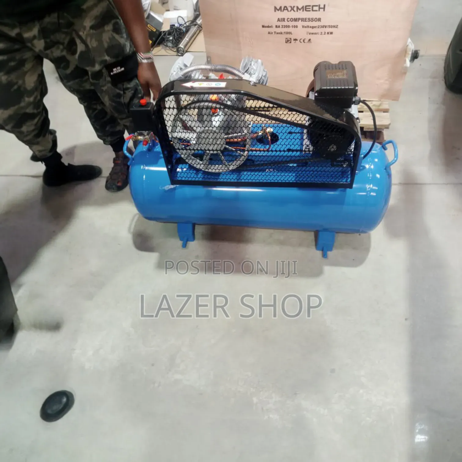 100l Belt Driven Air Compressor