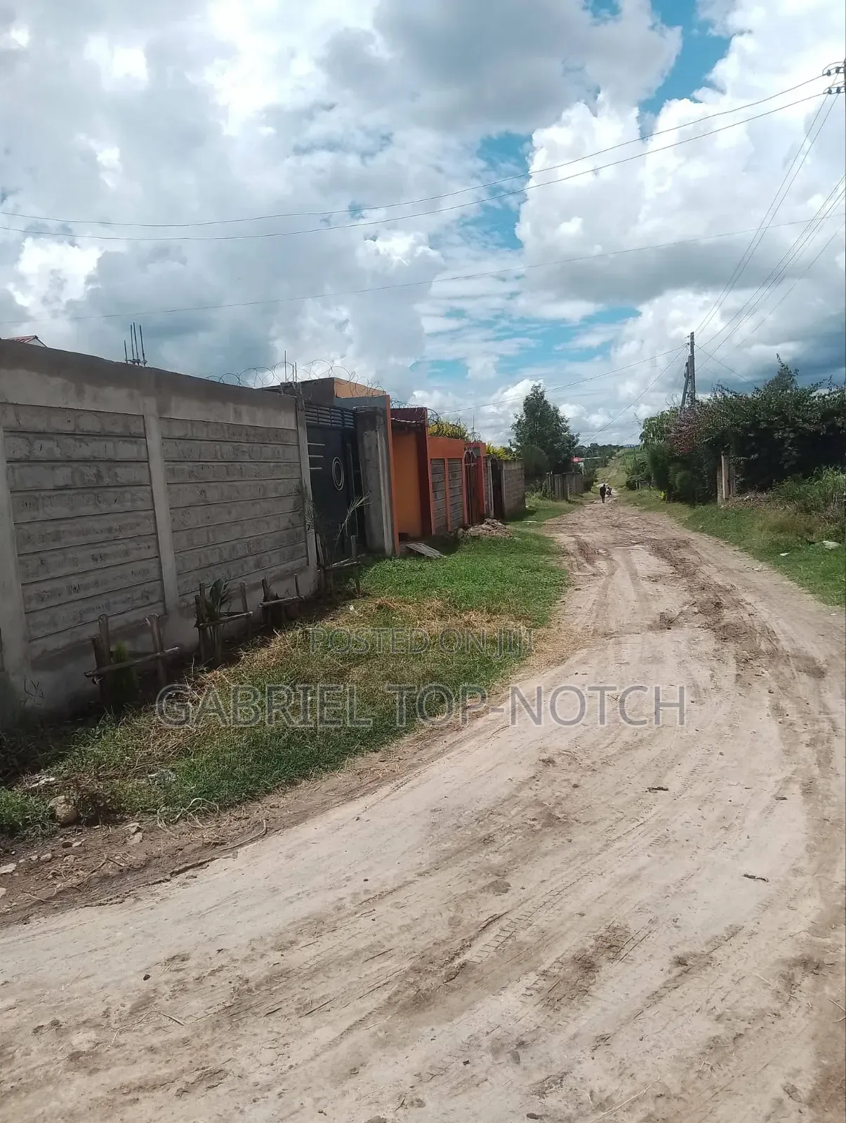 Very Prime Full 50 by 100 Plot, With Perimeter Wall and Foundation