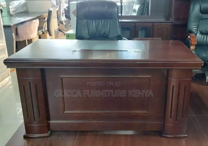 1800mm Executive Mahogany Boss L-Desk