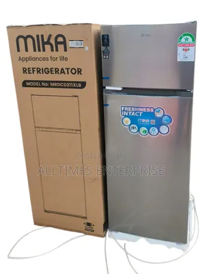 Mika 211litres Double Door Refrigerator Mrdcd211xlb