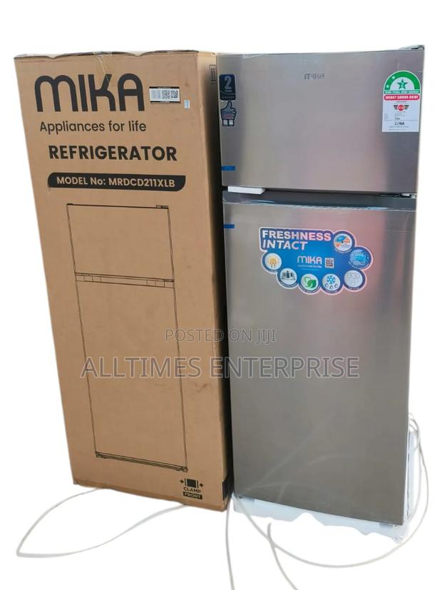Mika 211litres Double Door Refrigerator Mrdcd211xlb