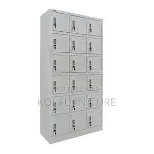 Office Cabinet; Ppte 15 Lockers Gray Executive Filing Cabinet