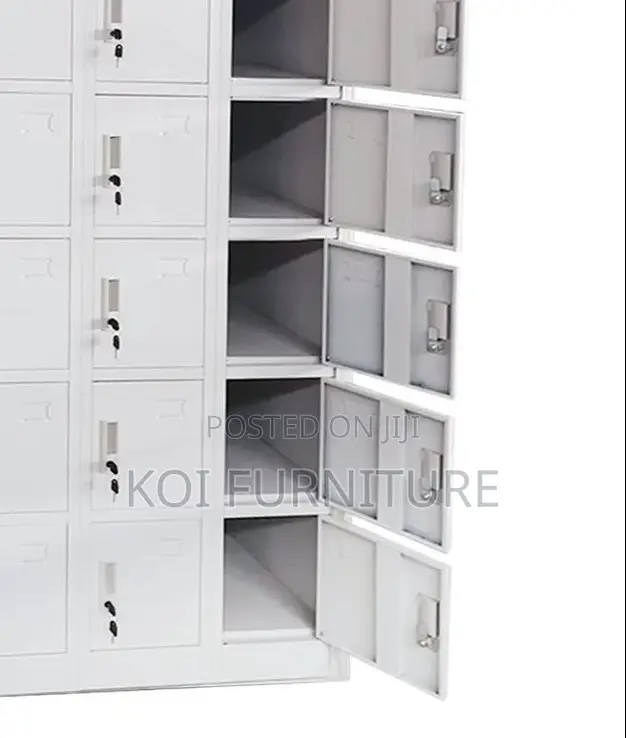 Office Cabinet; Ppte 15 Lockers Gray Executive Filing Cabinet