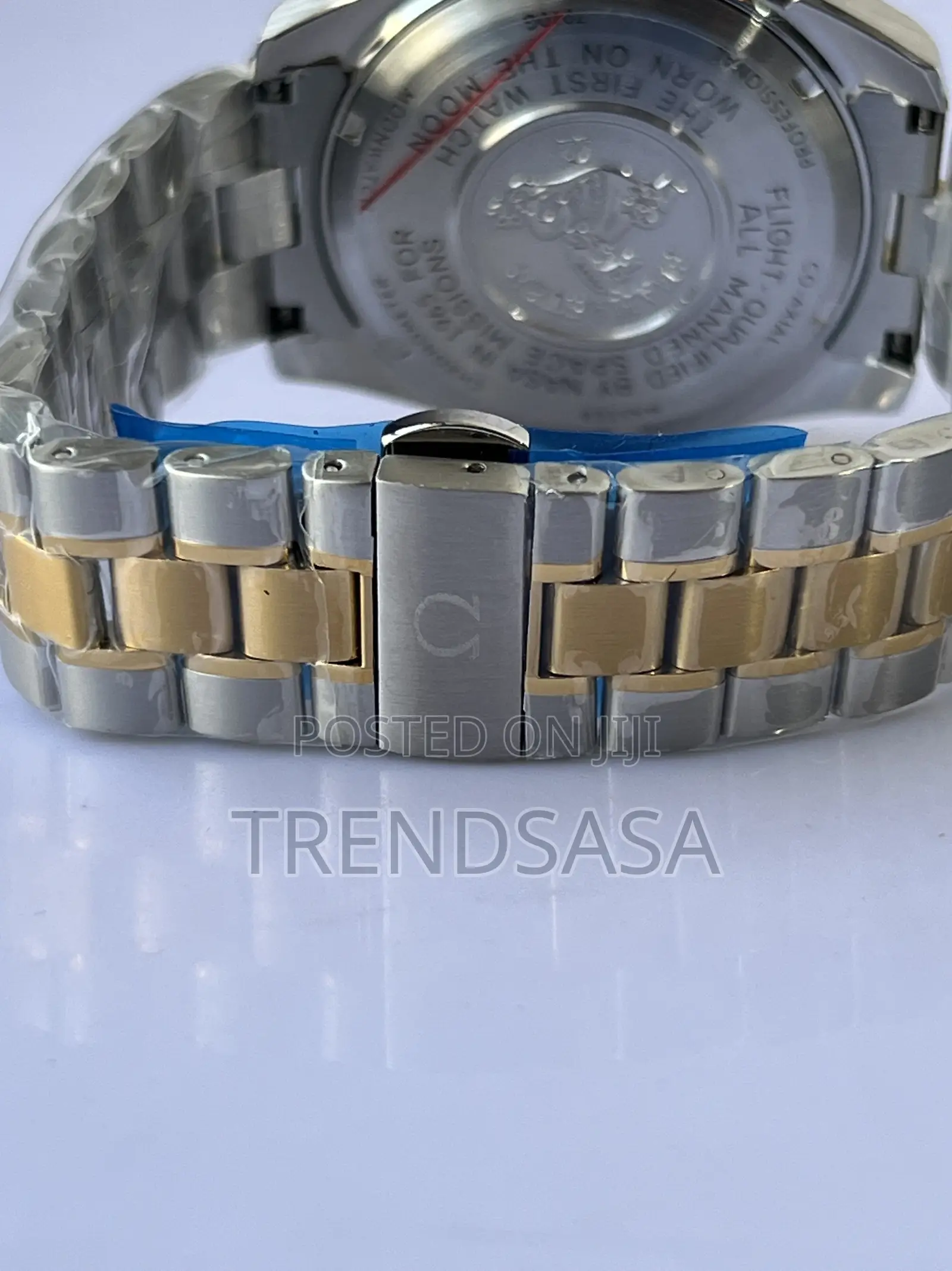 Omega Speedmaster Two Tone Yellow Gold Stainless Steel Watch