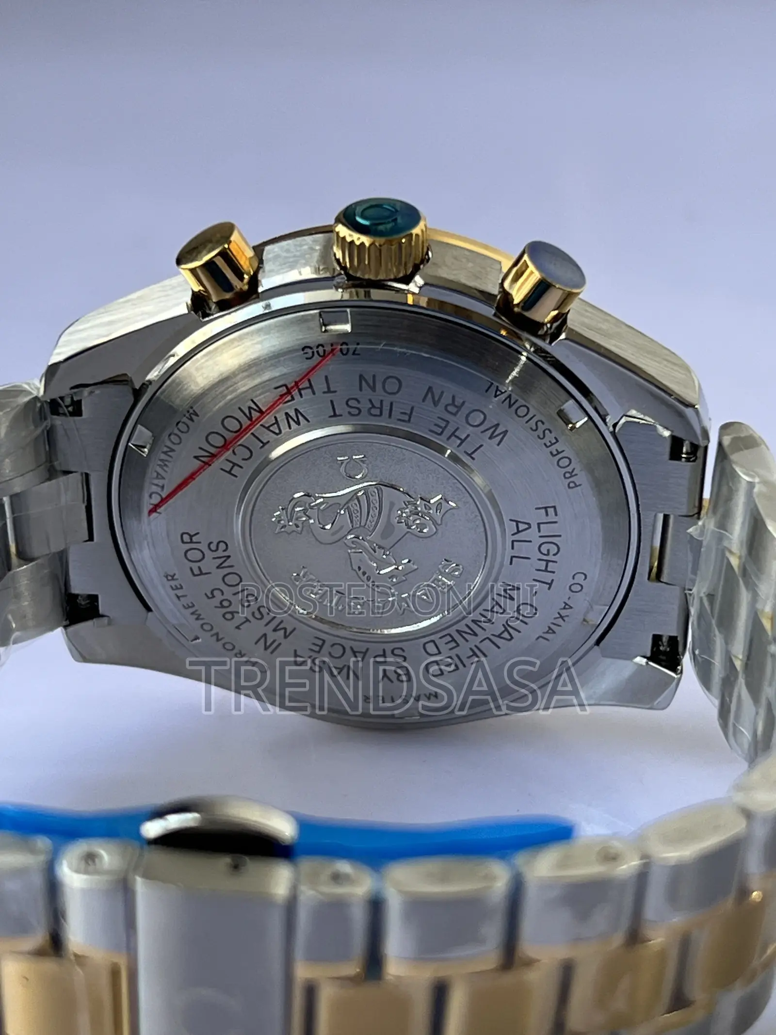 Omega Speedmaster Two Tone Yellow Gold Stainless Steel Watch