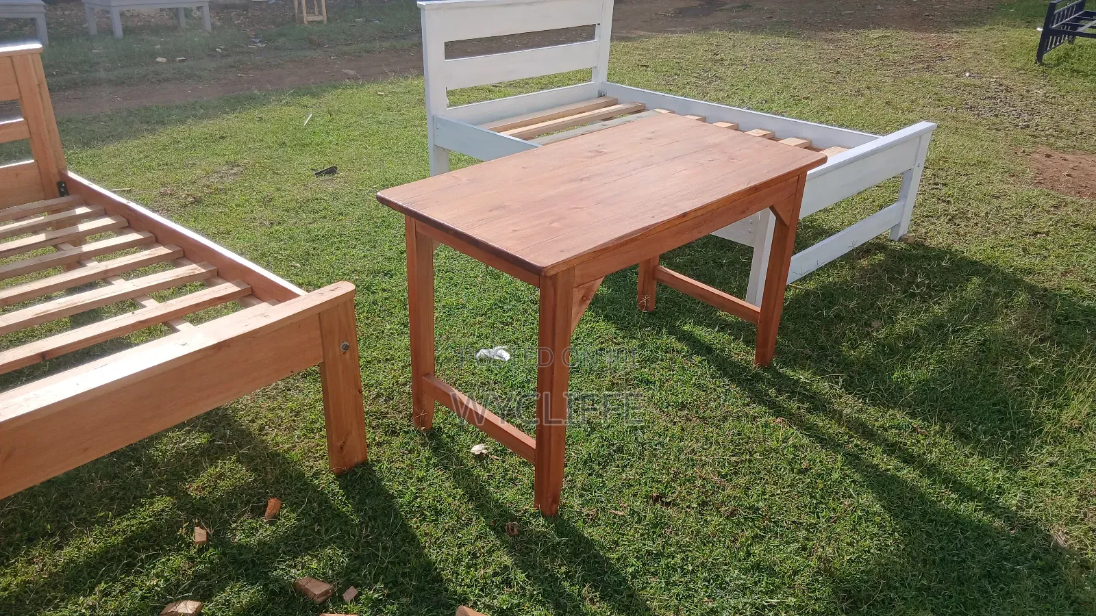 Simple Hardwood Beds