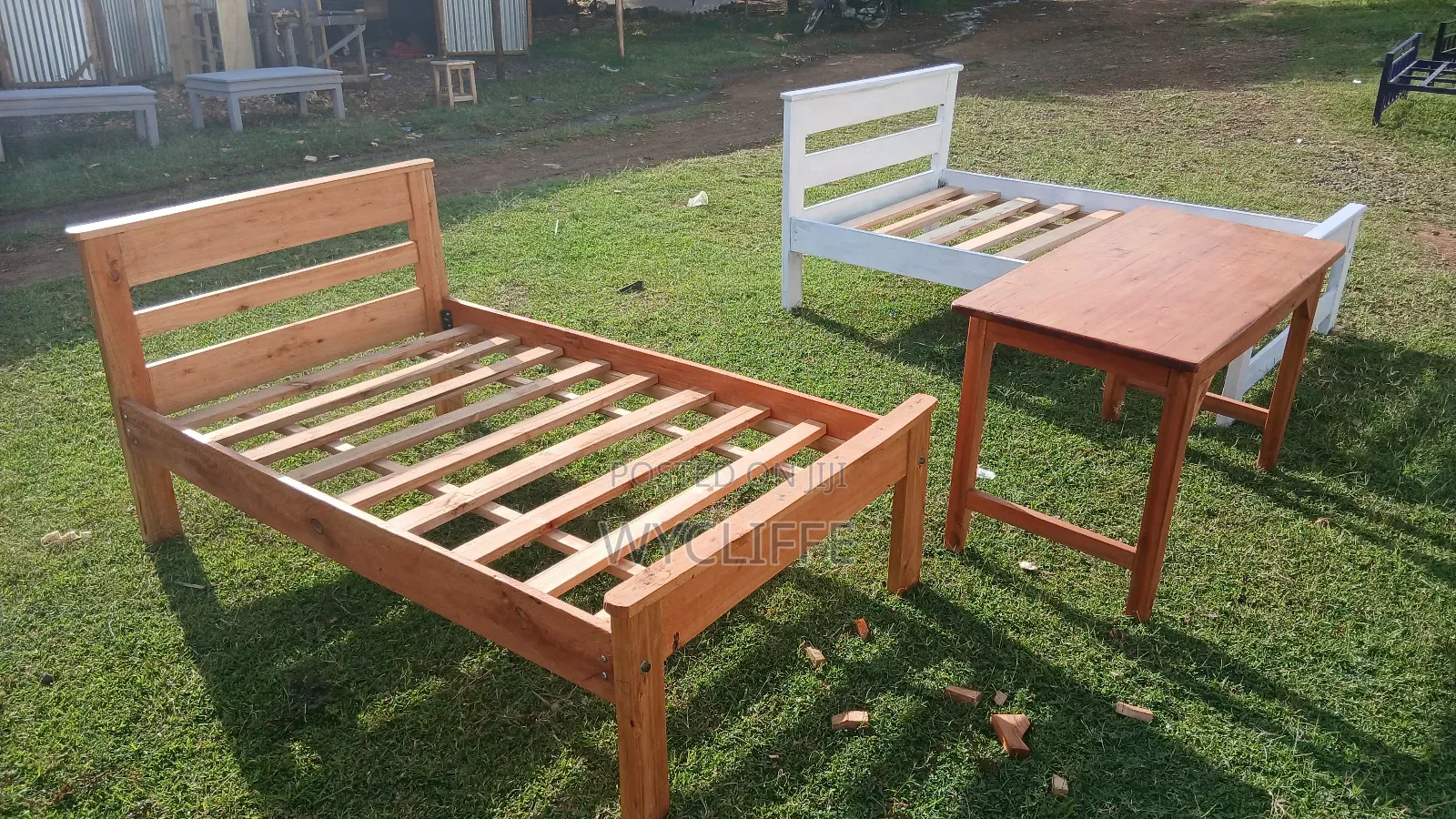 Simple Hardwood Beds