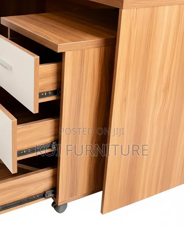 Office Desk; QWTT 1.8 Meters Executive Office Desk With L Return
