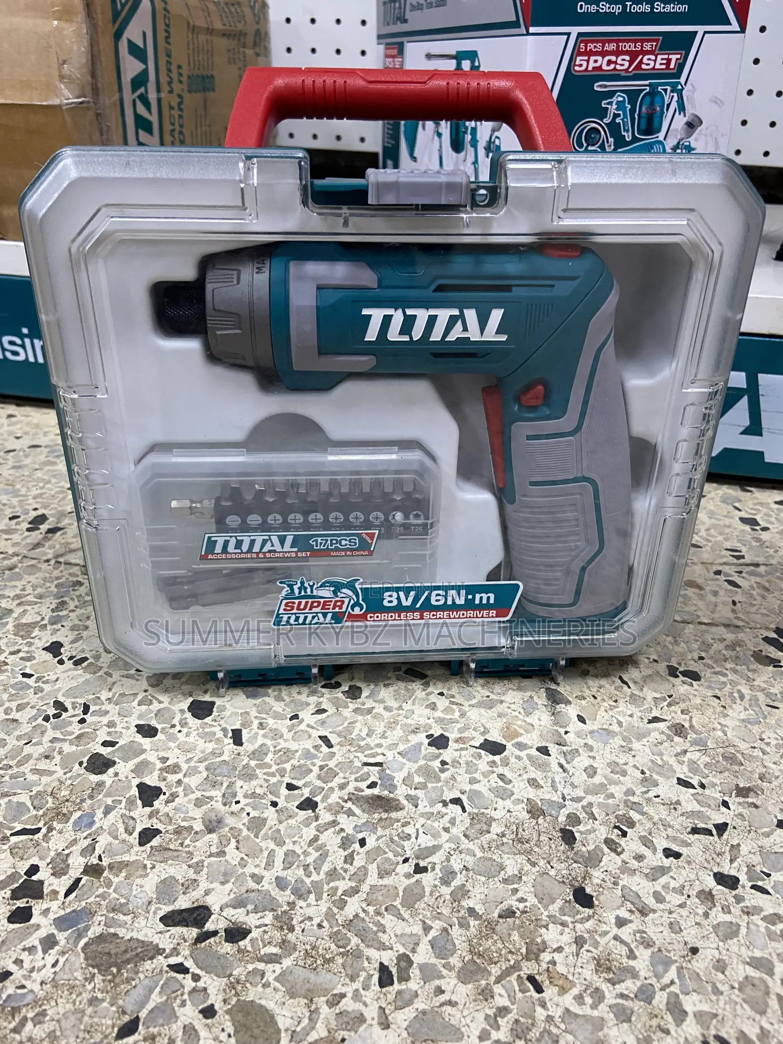 Total 8v Lithium-Ion Cordless Screwdriver
