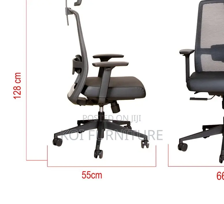 Office Chairs; Ue-02bhs Col Black Mesh Executive Office Chairs