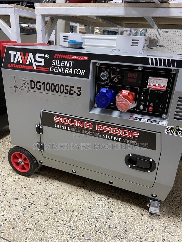 Tavas Dg10000se-3 Powerful 3 Dual 12kva Silent Diesel Generator