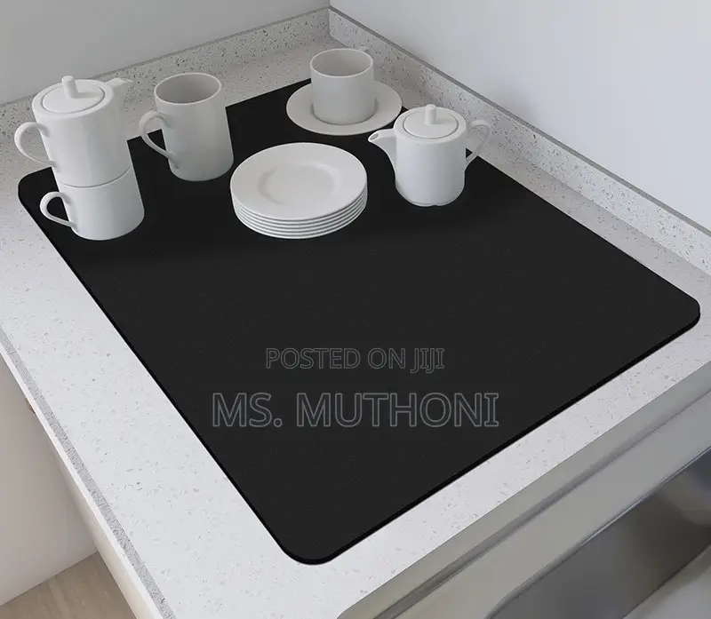 Kitchen Super Absorbent Nonslip Crockery And Cutlery Dryer
