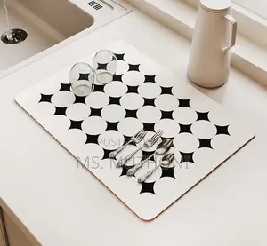 Kitchen Super Absorbent Nonslip Crockery And Cutlery Dryer