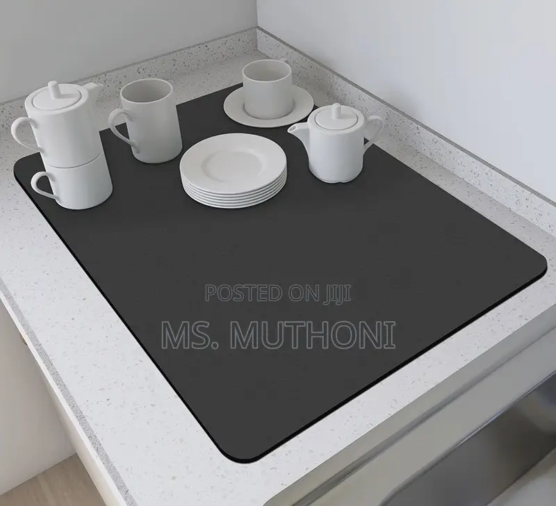 Kitchen Super Absorbent Nonslip Crockery And Cutlery Dryer