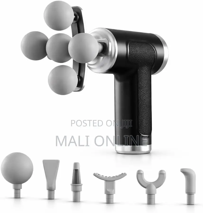 Photomassage Gun Body Massager Handheld Vibration Device 9 Heads
