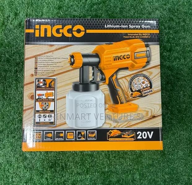 Powerful Cordless Spray Gun 20v