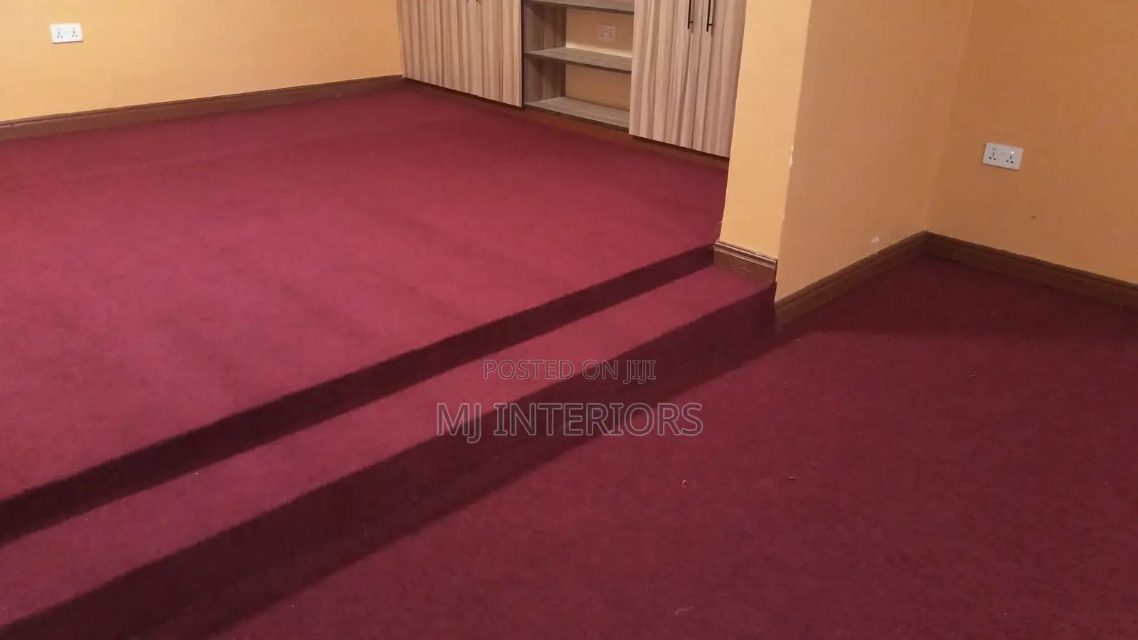 Executive Maroon Carpet for Church Interior Design
