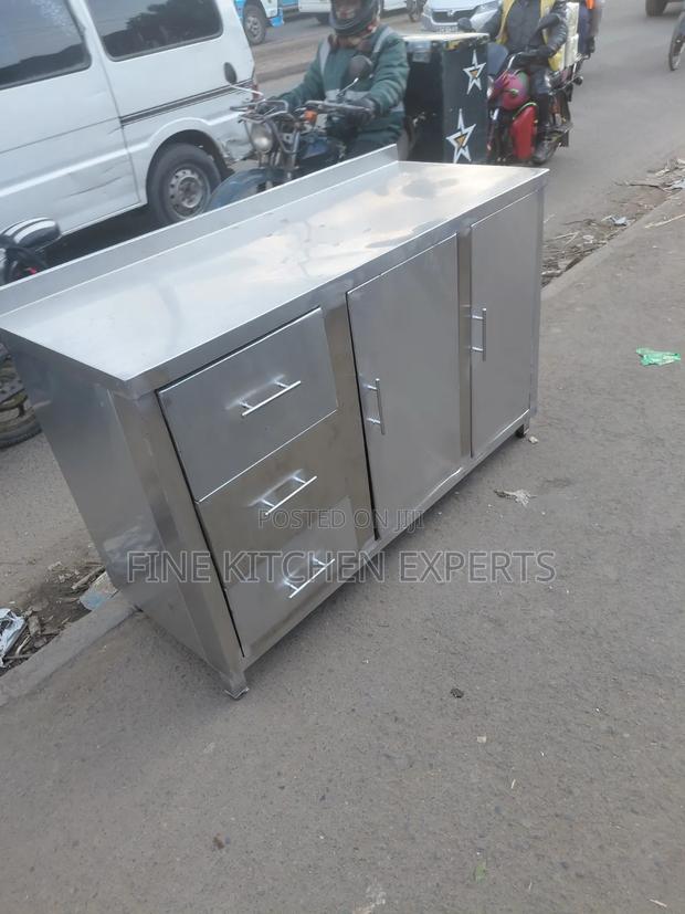 Stainless Steel Cabinet.